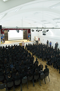Assembly in School Hall