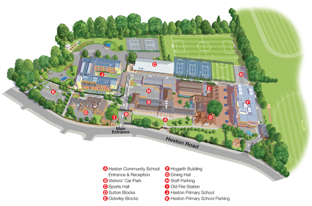  Heston Community School 3D Site Paln