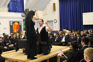  Visiting Actors perform for Year 9