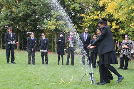 Rocket launch at Science Club